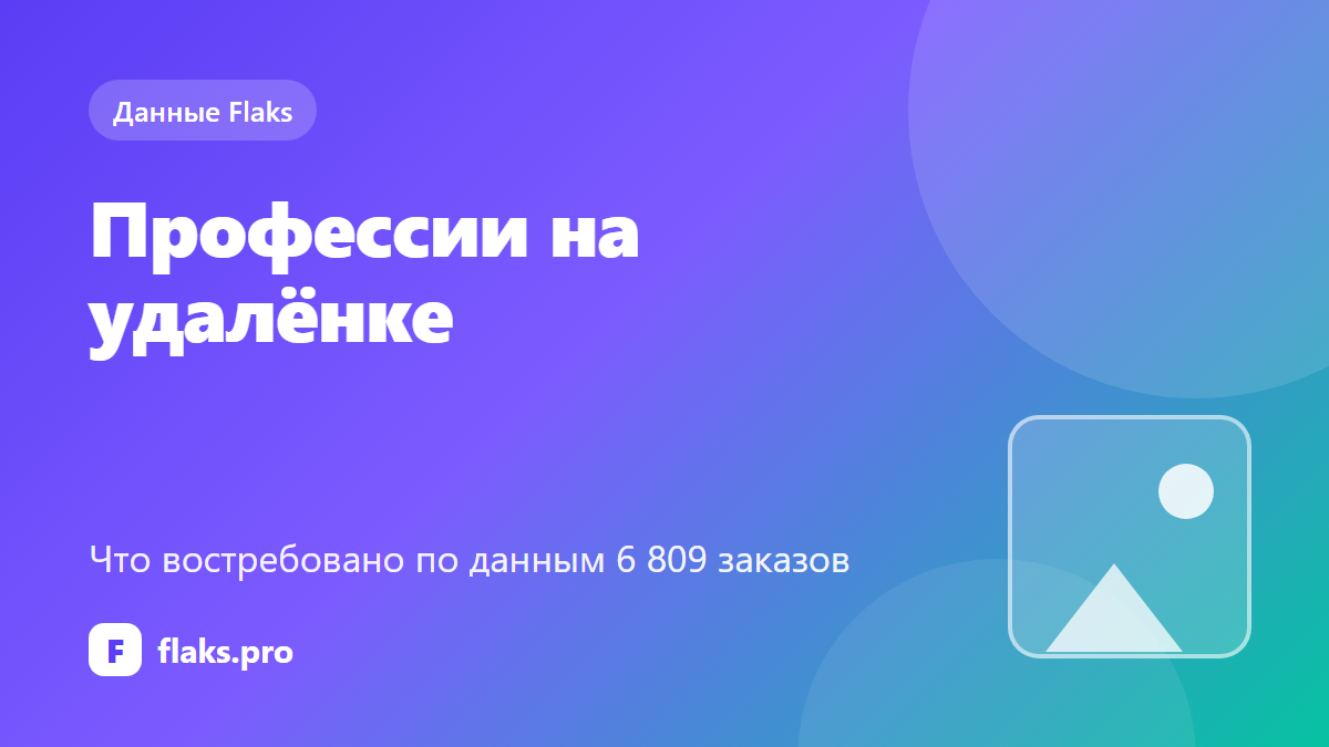 Профессии для удалённой работы и фриланса: что востребовано по данным заказов