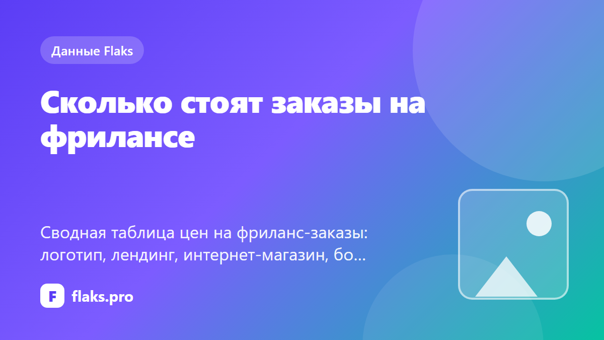 Сколько стоят заказы на фрилансе: сводная таблица цен по типам работ