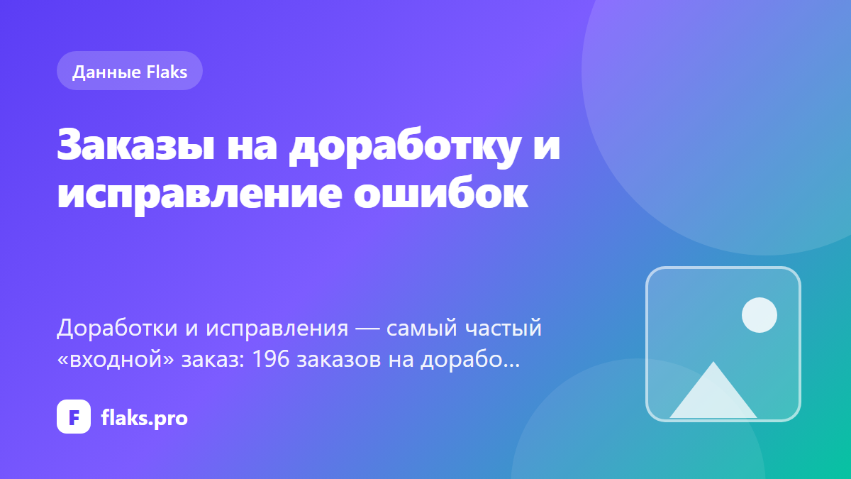 Заказы на доработку и исправление ошибок: цены и как брать такие заказы