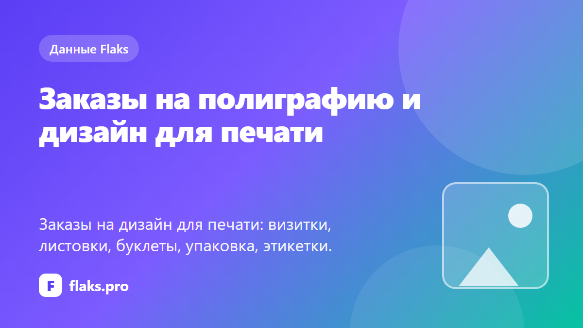 Заказы на полиграфию и дизайн для печати: визитки, упаковка, буклеты — цены заказов