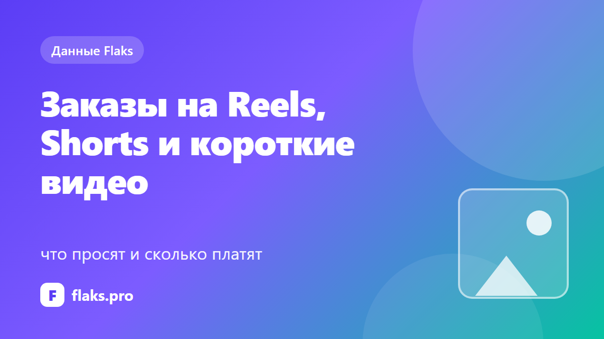 Заказы на Reels, Shorts и короткие видео: что просят и сколько платят — по данным Flaks
