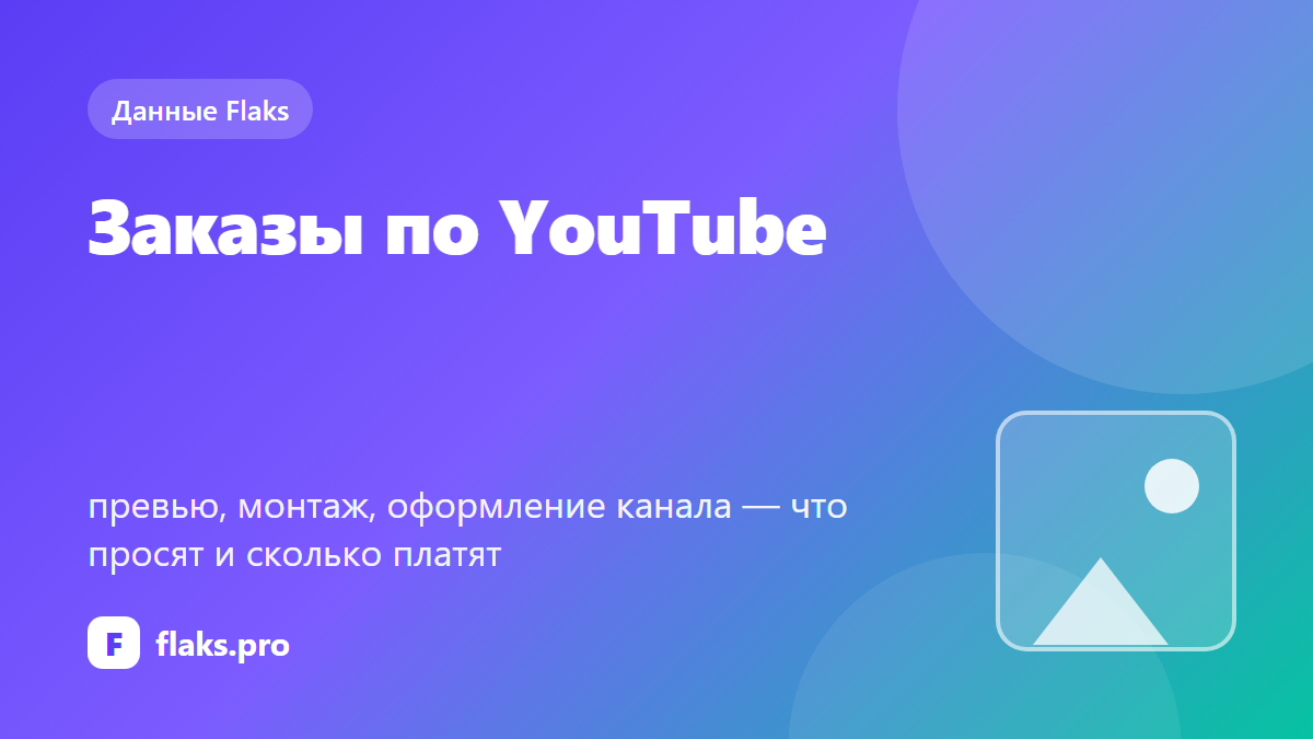 Заказы по YouTube: превью, монтаж, оформление канала — что просят и сколько платят